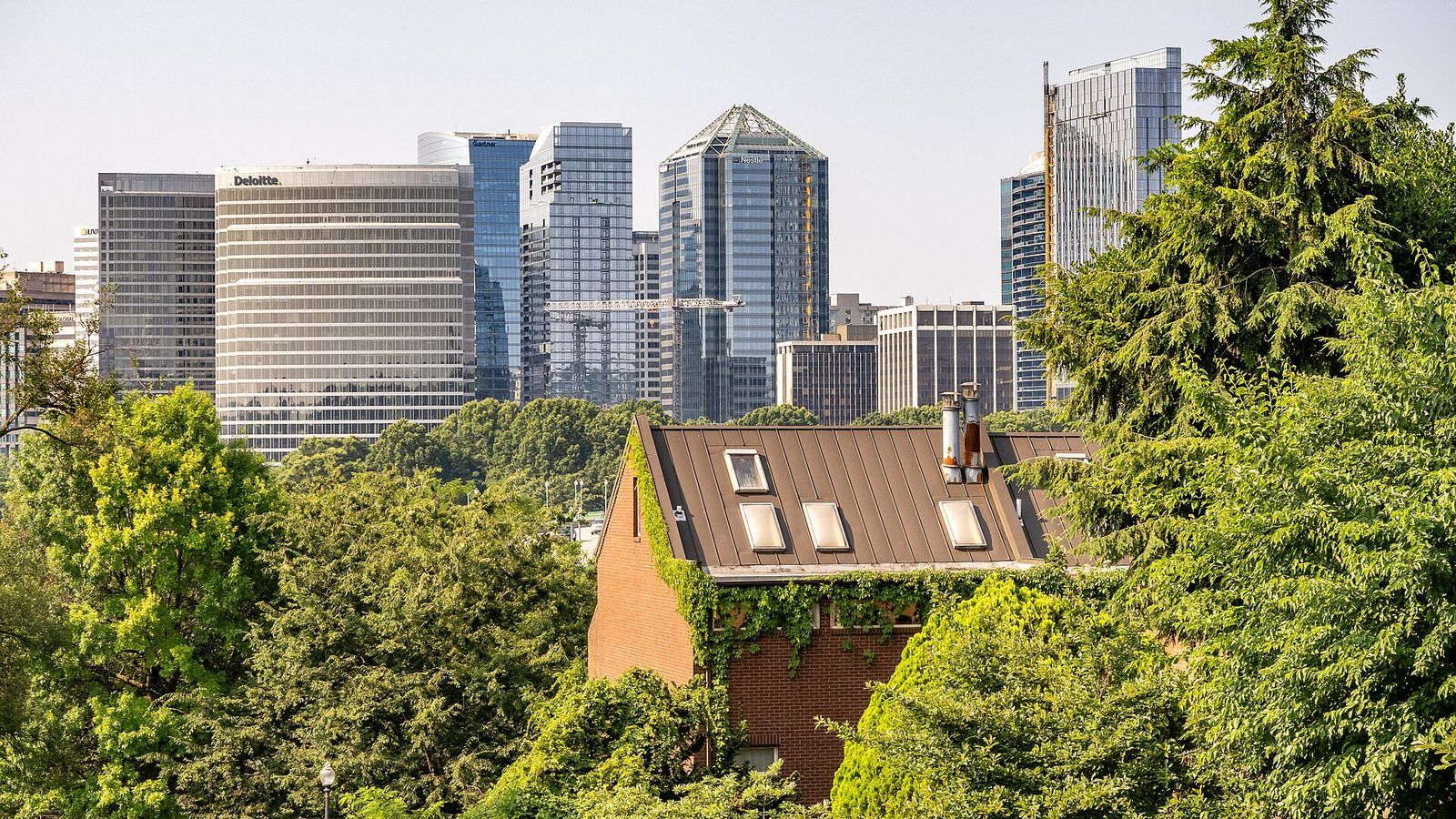 Arlington skyline viewed from Georgetown